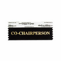Co-Chairperson Award Ribbon w/ Gold Foil Print (4"x1 5/8")